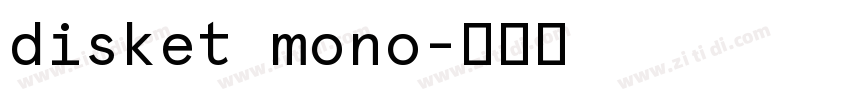 disket mono字体转换